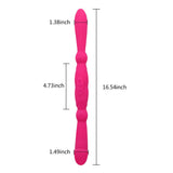 Load image into Gallery viewer, Double-Ended Strapless Dildo G-Spot Vibrator Rechargeable