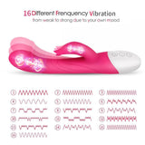 Load image into Gallery viewer, 8*8 Vibration Mode Big Dildo Rabbit Vibrator For Women G Spot Clitoris Stimulate Vagina Wand