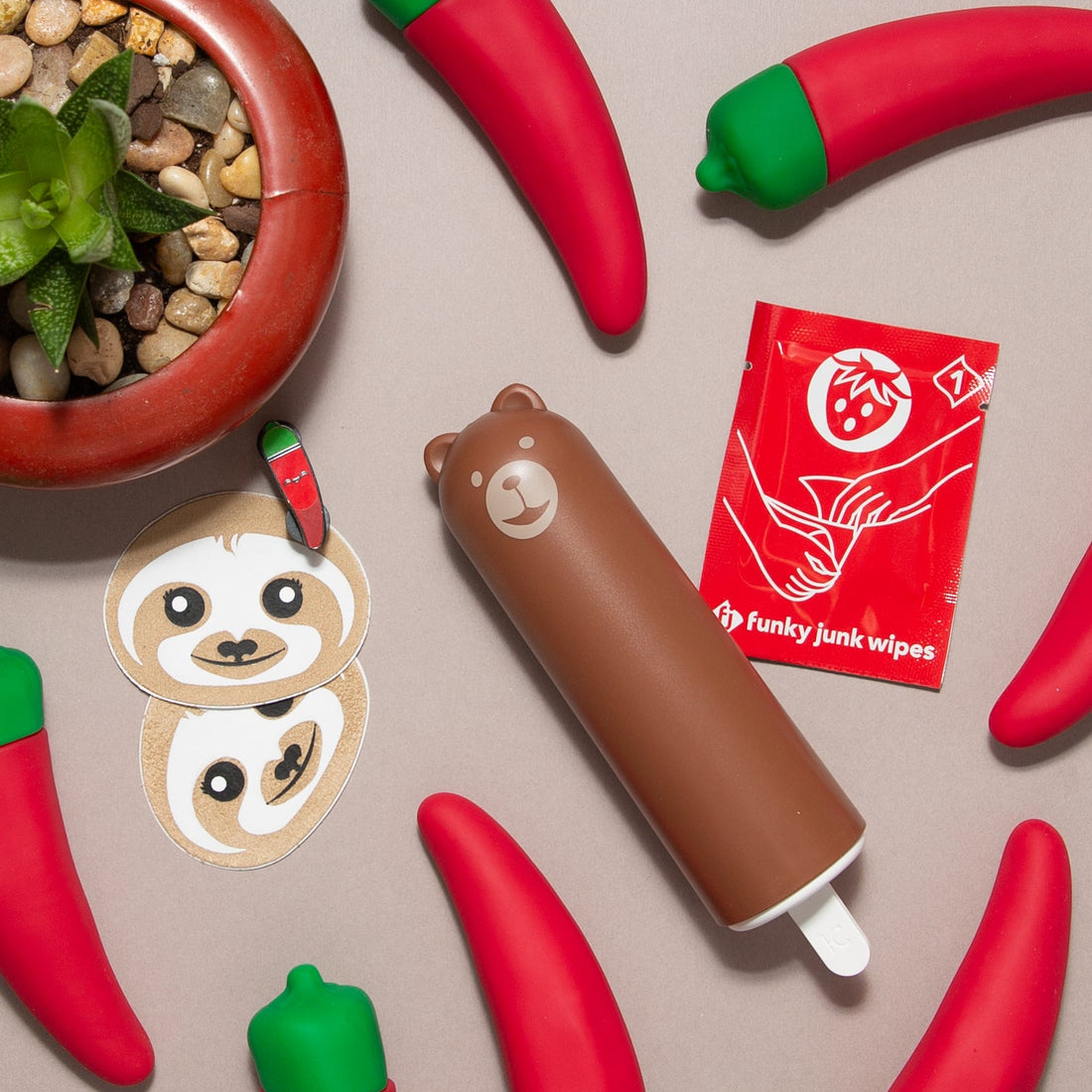 Popsicle Dildo Vibrator Silicone Disguised Sex Toy