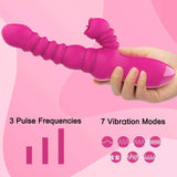 Load image into Gallery viewer, Powerful Thrusting G Spot Tongue Licking Vibrator Clitoral