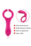 Load image into Gallery viewer, Silicone G Spot Vibrators Adults Sex Toys For Couples Cock Ring