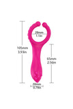 Load image into Gallery viewer, Silicone G Spot Vibrators Adults Sex Toys For Couples Cock Ring