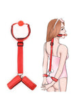 Load image into Gallery viewer, Bdsm Bondage Restraints Handcuff Slave For Woman Couples Adult Game Mouth Ball Kit