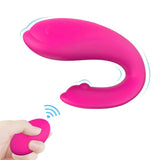 Load image into Gallery viewer, 4 Colors Soft Silica Gel Couple Vibrator Remote Control Rose Red