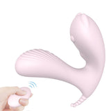 Load image into Gallery viewer, Lay-On Butterfly Vibrator Remote Control Waterproof Pink