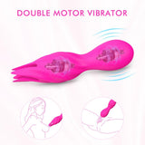 Load image into Gallery viewer, Double Motors 9 Kinds Mode Clitoral Vibrator