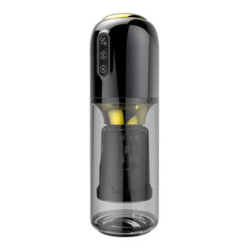 Male masturbator stroker and rotator electric vibrating sex toy