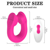 Load image into Gallery viewer, Headset Shape Silicone Penis Ring Vibrator Remote Control