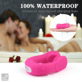 Load image into Gallery viewer, Headset Shape Silicone Penis Ring Vibrator Remote Control