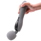 Load image into Gallery viewer, wand vibrator  handheld massager orgasm couples on clit black rechargable