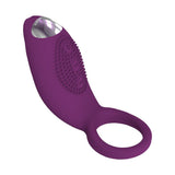 Load image into Gallery viewer, Silicone Vibrating Penis Ring Multi-Purpose Purple