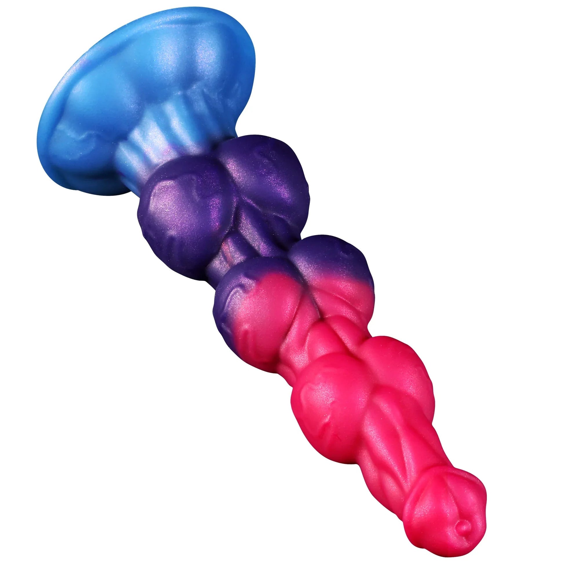 11 Inch Fantasy Multi Knot Dog Dildo - DOG KNOT LUXE