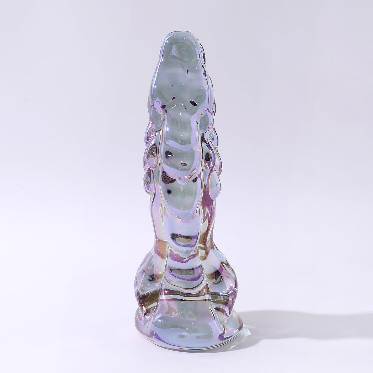 6.3 inch Clear Glass Anal Dildo