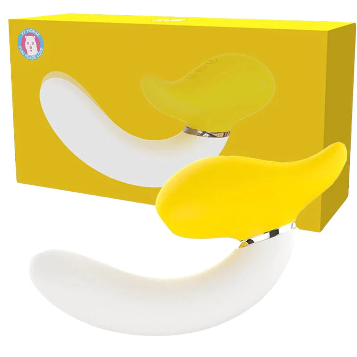 Deformed Cute Banana Rechargeable Small Vibrator