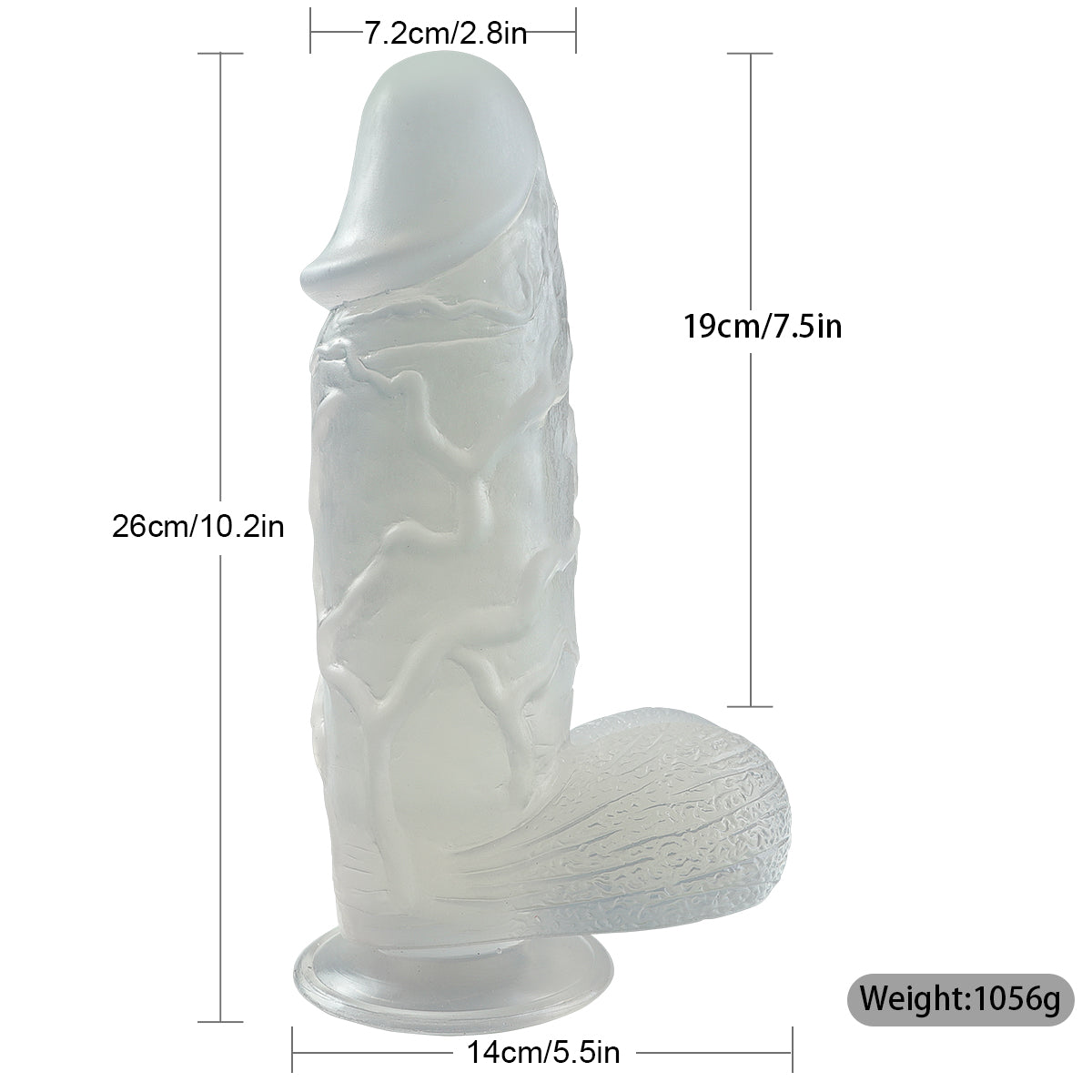 Thick 10 inch Jelly Dildo