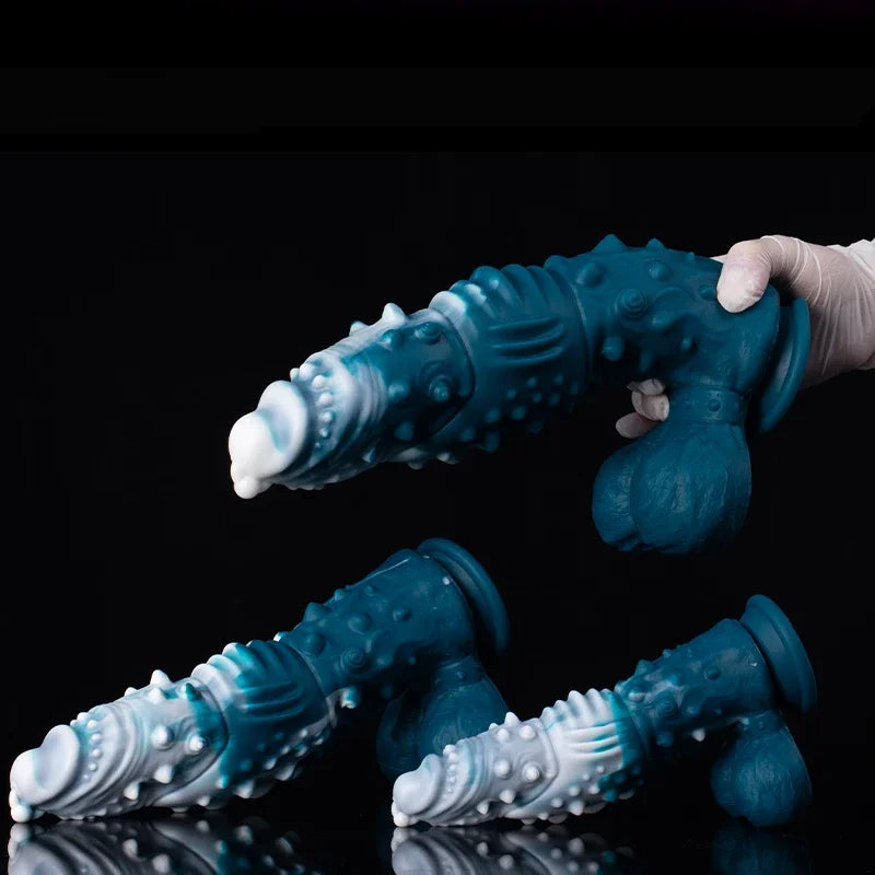 Soft Fantasy Spiked Ice Dragon Dildo