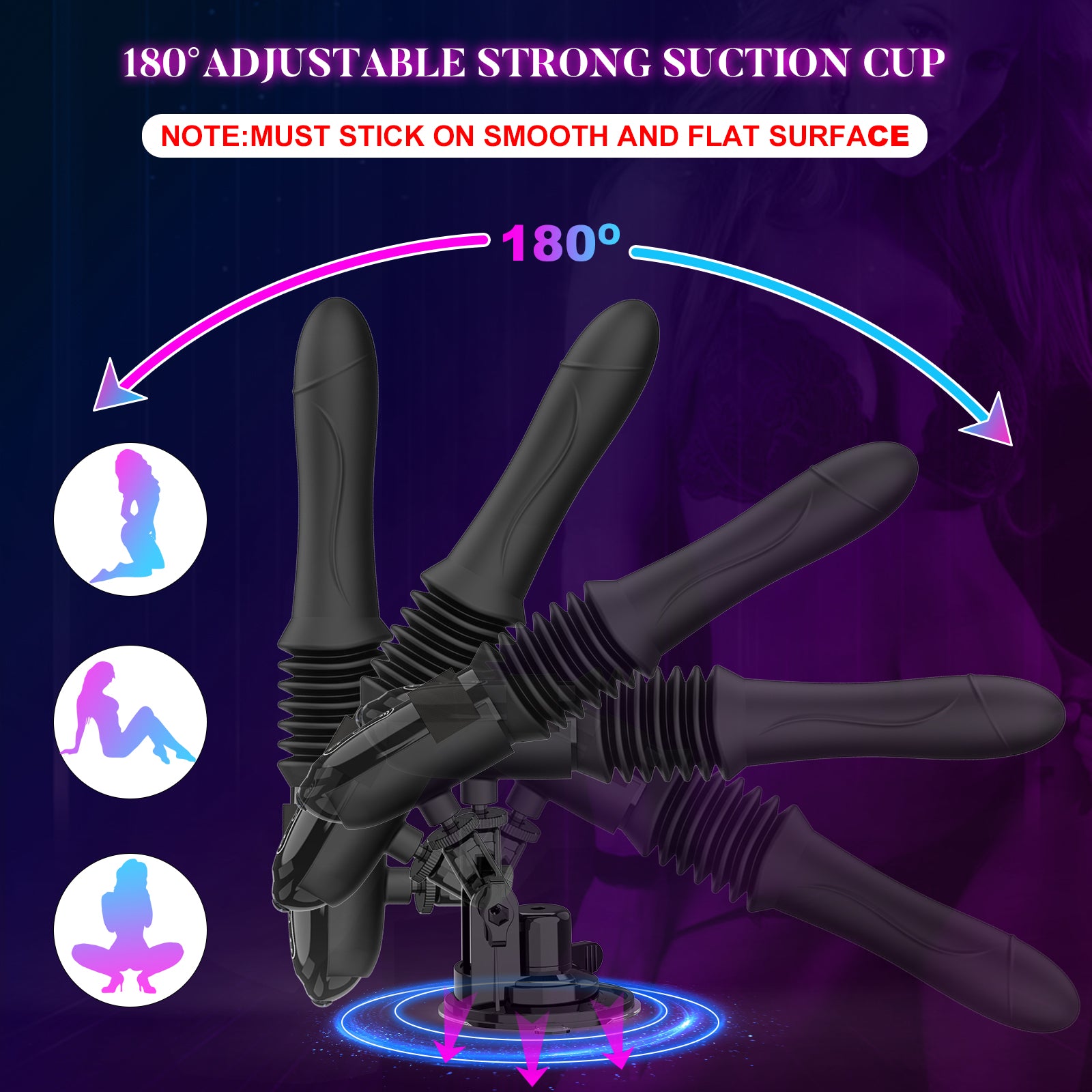 Adjustable Remote Control Female Sex Machine