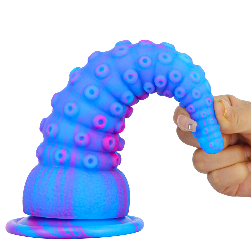 Blue Octopus Tentacle Anal Dildo