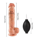 Charger l&#39;image dans la galerie, Realistic Squirting Dildo 9 Inch Strap On