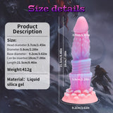 Charger l&#39;image dans la galerie, Monster Glow In The Dark Anal Dildo