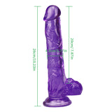 Laden Sie das Bild in den Galerie-Viewer, 10 inch purple dildo