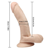 Load image into Gallery viewer, 7 inch skin color dildo