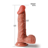 Laden Sie das Bild in den Galerie-Viewer, Vein Texture Dildo with Balls