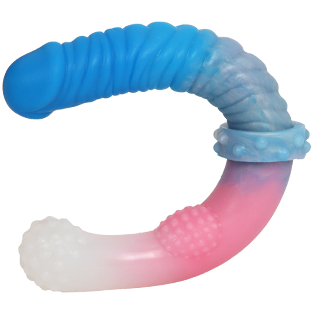 Colorful Silicone Lesbian Double Head Dildo