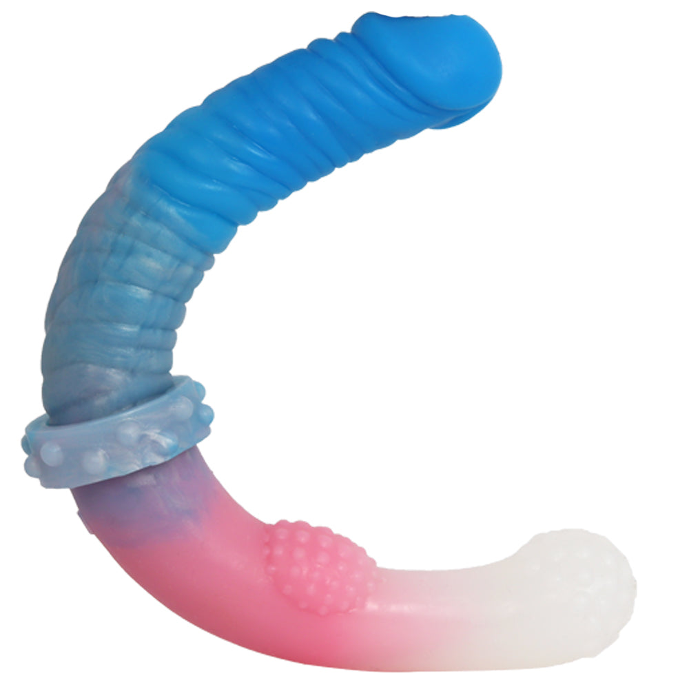 Colorful Silicone Lesbian Double Head Dildo