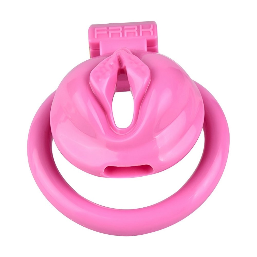 Pink Cute Sissy Chastity Cage