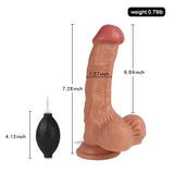 Load image into Gallery viewer, 7 Inch Squirting Suction Cup Dildo