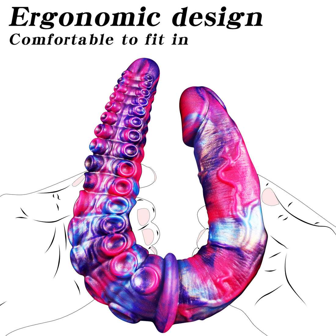 Tentacle Fantasy Lesbian Double Headed Dildo