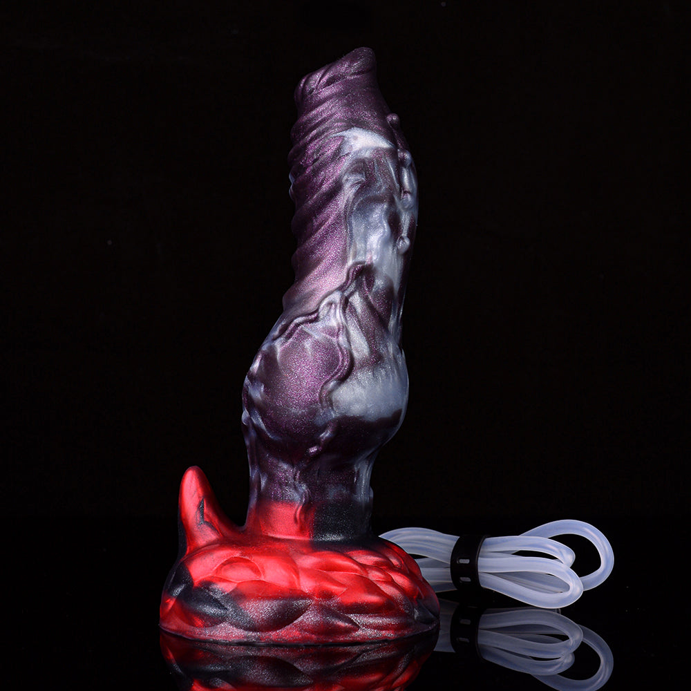 7 Inch Raised Spiked Dog Squirting Dildo