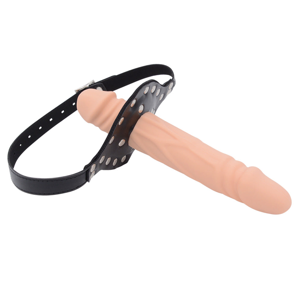 Sex Slave Toy Double Head Dildo Gag