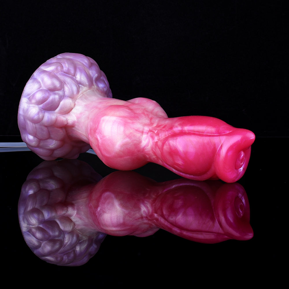 8 Inch Silicone Monster Dog Squirting Dildo