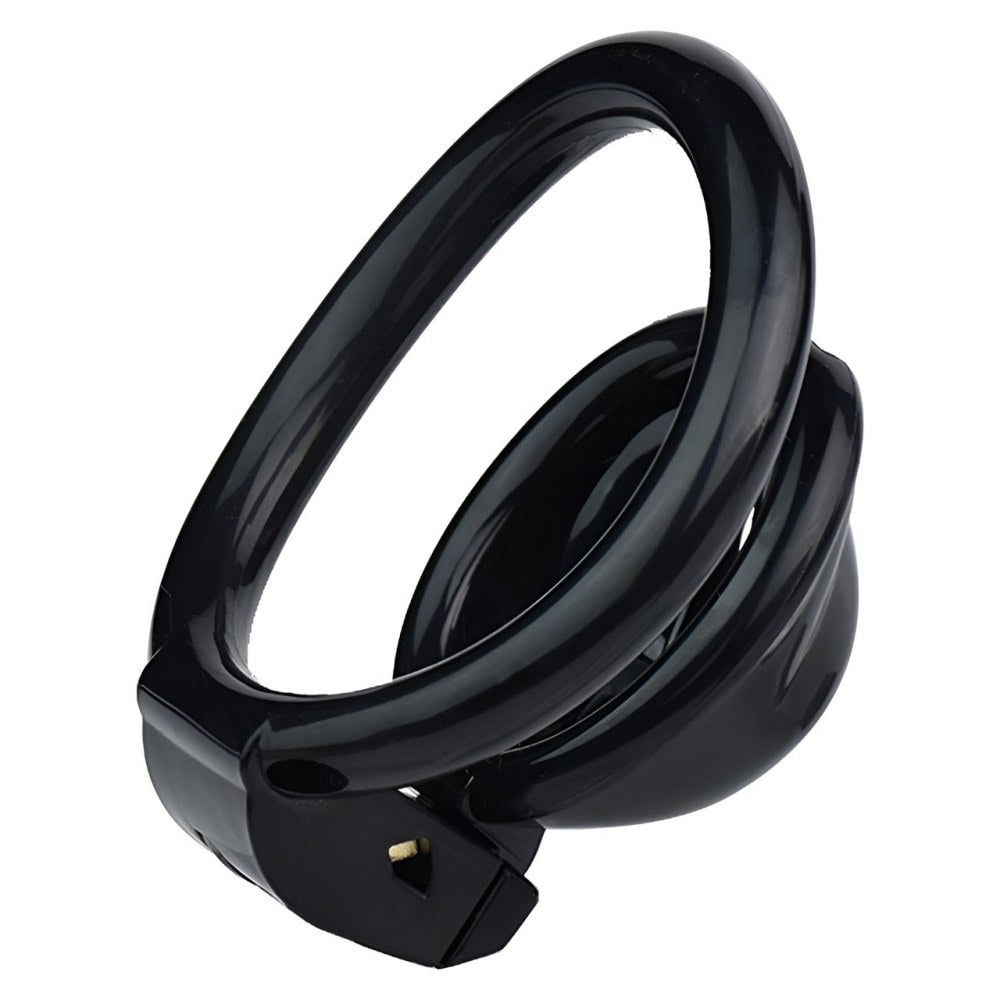 Black Cute Flat Cock Cage