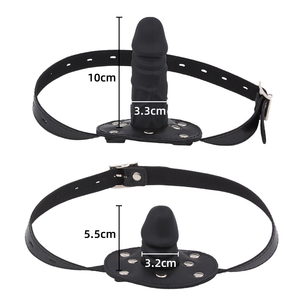 Sex Slave Gag BDSM Dildo Mask