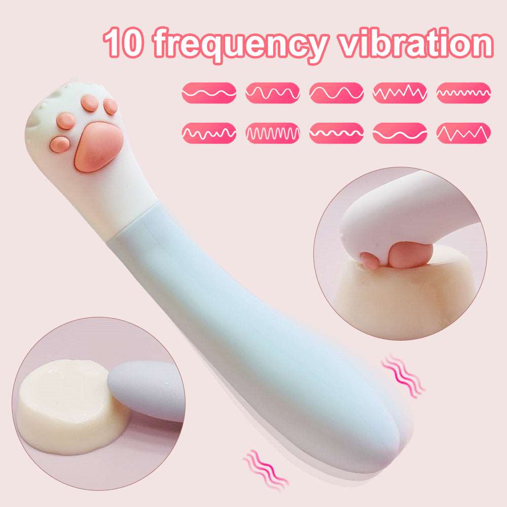 Soft Cat Paw Clitoral Stimulation Small Vibrator