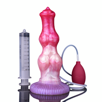 10 Inch Double Knot Dog Squirting Dildo