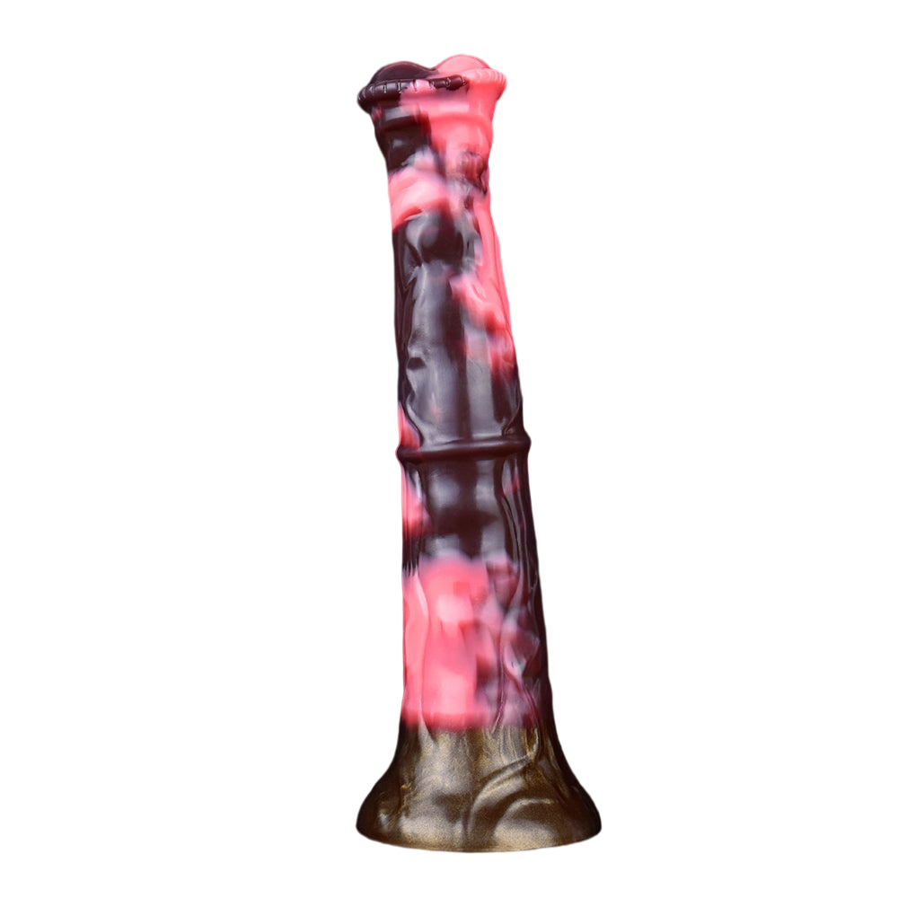 12 Inch Long Flowering Horse Dildo