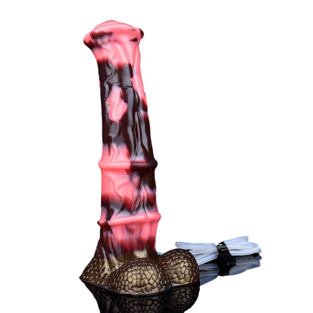 10 Inch Suction Cup Ball Horse Squirting Dildo