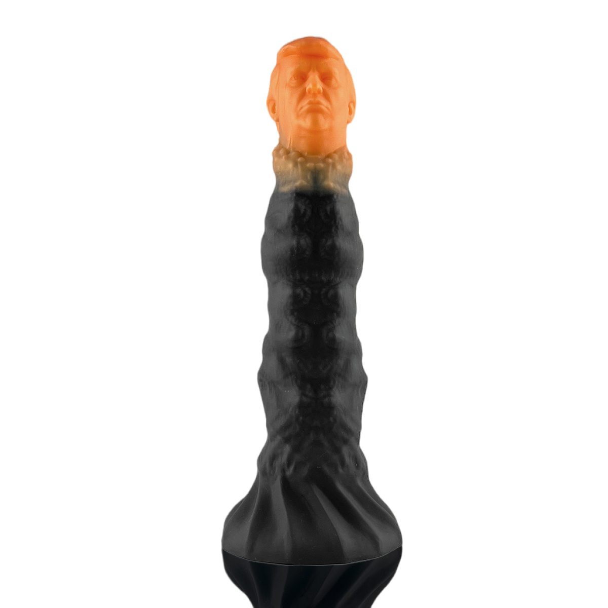 Black Silicone Trump Head 10 Inch Dildo