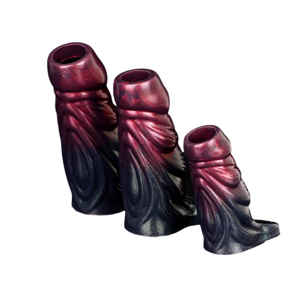 Open Platinum Silicone Penis Enlargement Sleeve