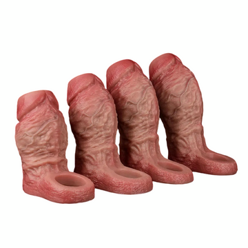 Ultra Realistic Penis Sleeve Multiple Size Delay Sleeve