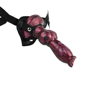 Knot Strap On Dildo Silicone Wolf