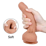 Load image into Gallery viewer, Uncircumcised Dildo 9 Inch Realistic Strap On