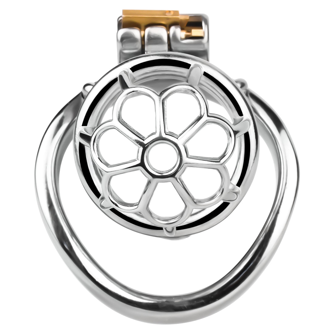 Flower Small Metal Chastity Cage