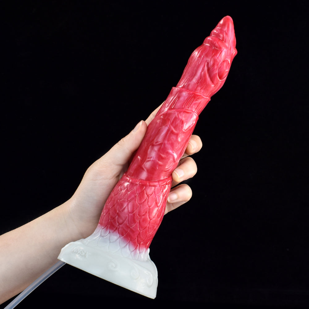 Red Horse Dildo Cumshot