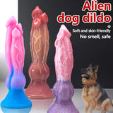 Carica l&#39;immagine nel visualizzatore di Gallery, Three Headed Dog Dildo Big Sex Toys