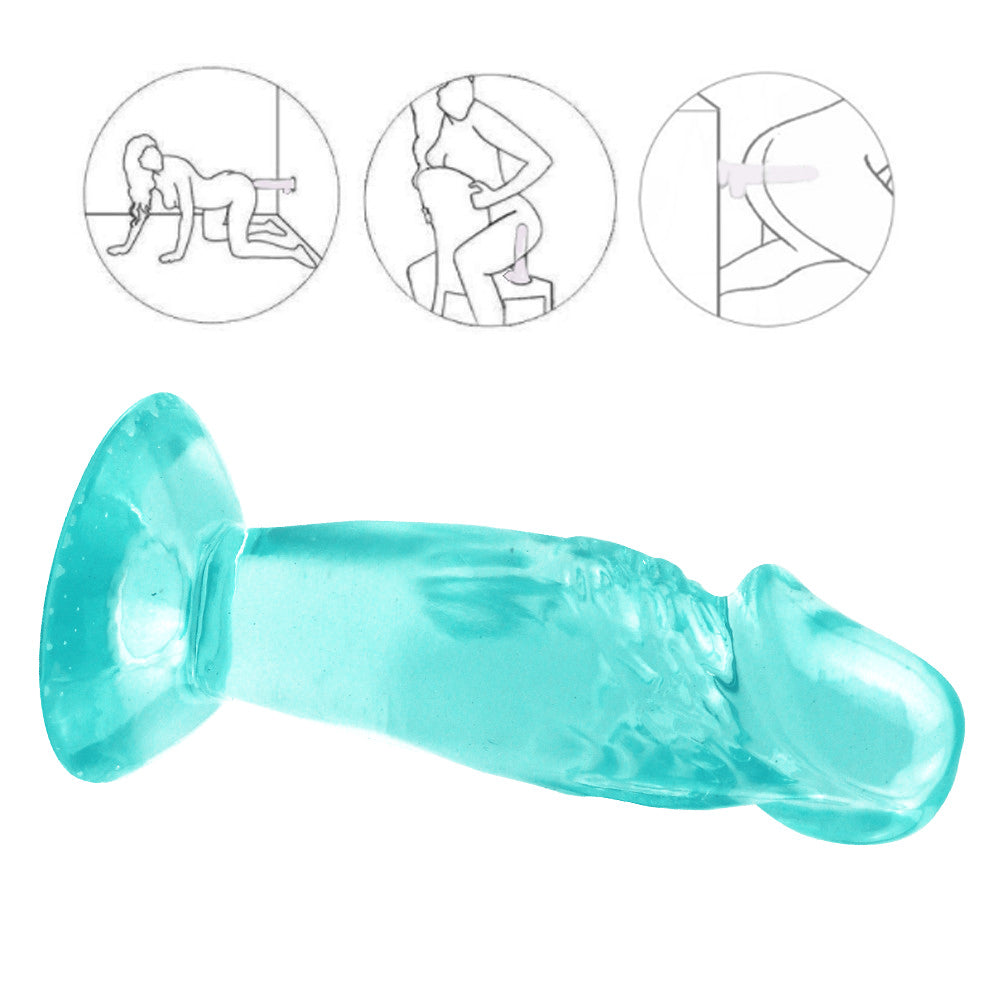 4 Inch Beginner Ocean Blue Tiny Dildo